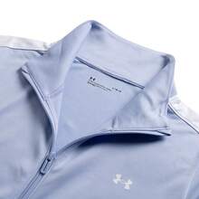 Under Armour 女裝薄絨內裡運動套裝 Tricot Tracksuit 休閒外套長褲運動服上衣束腳褲子兩件式1365147-539 - 藍色 - 查看 10