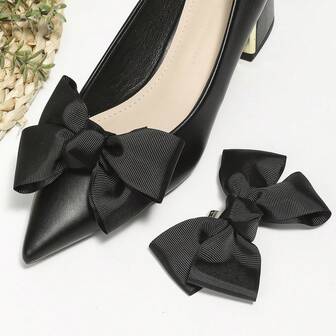 Decorative Detachable Bow Shoe Clips, Suitable For Women High Heels Decoration
