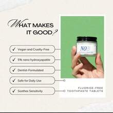 Solid Toothpaste Nobs Without The BS Tablets Flavors Teeth Breath Mouthwash Smoke Remove Bad Whitening Fresh Charcoal Stains - mặc định - Xem 8