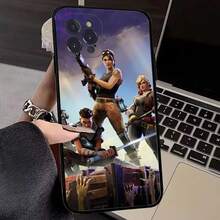 Funda de Teléfono de Dibujos Animados B-Battle-R-Royales-F-FortniteS para iPhone 17 16 15 14 13 12 Mini 11 Pro Max Cubierta de Silicona Suave - z2 - Ver 11