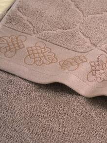 QIBHI 3条/1件装 100%纯棉纯色毛巾/面巾/浴巾,100%纯棉毛巾布,浴室浴巾/毛巾,客用毛巾,柔软吸水棉巾,适用于浴室、酒店、健身房、旅行、礼品、沙龙、运动、户外、海滩、学校、返校季、旅行配件、家居用品、毛巾、护肤 - 奶咖色 - 查看 9