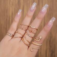 11-piece Golden Snake Crown