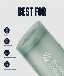 BlenderBottle Classic V2 Shaker Bottle Perfect For Protein Shakes And Pre Workout, 28-Ounce, White - MàuJ - Xem 4