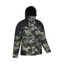Mountain Warehouse Mens Shadow II Printed Ski Jacket (Dark Green) - 100% Polyester - (MW1024) - 墨綠色 - 查看 4