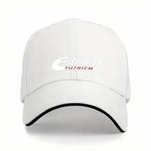1pc Eibach Men'S Baseball Cap With Red "Eibach" Text - Lightweight, Breathable Polyester, Machine Washable - Ideal For Fitness & Outdoor Sports, Casual Style, Baseball Cap - trắng - Xem 7