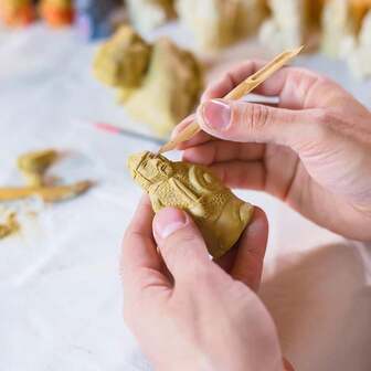 竹芦苇笔双头陶艺用品木制笔聚合物粘土工具陶艺陶瓷塑形工具用于DIY陶瓷泥塑