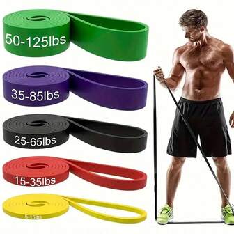 2pcs/3pcs/4pcs/5pcs/6pcs/7pcs Resistance Bands, Unlock Your Fitness Potential: Strength Training, Fitness, Workout, Stretching, Home Gym And More!