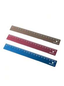 20 cm Aluminium Lineal - Gerades Metall-Messgerät für Schule, Kawaii Schreibwaren Geschenkset & Bürozubehör