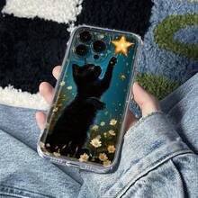 1 PCS Transparent Case With Luminous Amber Designs - A Premium Soft TPU Shock-Resistant Phone Cover Suitable For Iphone Models 17, 16, 15, 14, 13, 12, 11 Pro Max, As Well As 16, 14 Plus, 12 Mini, X, XS Max, XR, 8, And 7 Plus, Wicked For Good Phone Case, Wicked Phone Case, Phone Case, Handy CoverGIF-FOR-YOU - 1PC - 查看 7