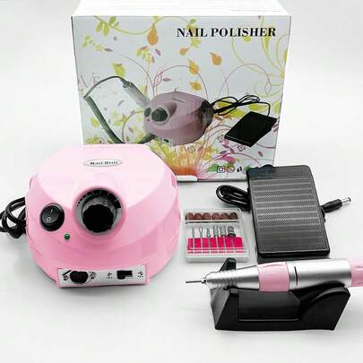 35000RPM Electric Nail Drill Professional Manicure Machine Nail Sander Set Nail Drill Bit Portable Nail Salon Polisher Equipment