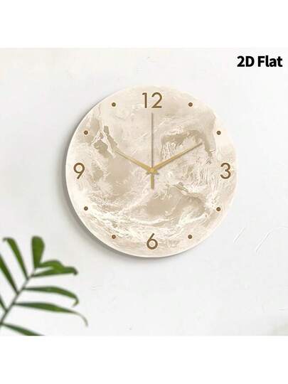2D Flat 1pc Creative Home Moon Wand Clock, Ultra Quiet Quartz Movement, No Ticking Sound, ation Painting Klok Living Room, Bedroom Office, able Watch, Unique Personalized, Clear Reading Time, In Bedroom, Studio, Ho Study, Kitchen Cafe, Perfect Family Friends view 9