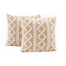 Decorative Faux Wool Pillow Covers, Soft Short Plush Square Pattern Cushion Covers, Modern Decor For Sofa, Home Bedroom, Dorm Use,Fall Decor,Autumn Decor,Room Decor - Camel - View 18