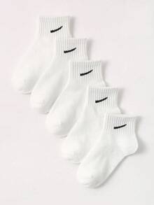 20 Paar Kinder Schwarz & Weiß Kurze Socken, Sportsocken, geeignet für Alltag/Lässig, für Jungen & Mädchen, Ganzjährig, atmungsaktiv, weich, bequem (1-16 Jahre alt) Jungen Knöchelsocken - Verschiedenfarbig - Übersicht 7