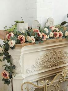 1,8 m pânză de mătase bujor floare viță de vie, potrivit pentru dormitor, decor living, decorare nuntă, fundal mireasă, buchet, corsaj, arc de nuntă, decor petrecere, decor cadou, decor centru masă restaurant