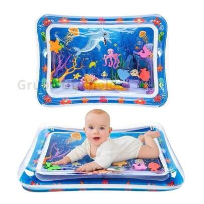 Tapete Infantil Esteira Atividades Bebê Inflável Água Sensorial Menino Menina