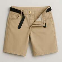 Kit 2 Bermuda Shorts Twill Men's Plus Size 48 Or 58 Extra Large - 黑色-米色 - 查看 9