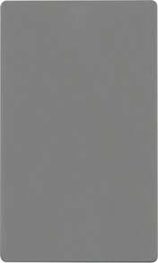 ENERLITES Blank Cover Wall Plate, Gloss Finish, Standard Size 1-Gang 450&#34; X 276&#34;, Polycarbonate Thermoplastic, 8801-W, White