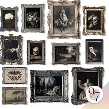 Dark Academia Wall Art Prints - Gothic Bedroom Decor, Vintage Goth Posters For Room Aesthetic, Halloween Witchy Prints Moody Goth Room Decor Emo Home Decorations (Unframed)Halloween - Gothic cổ điển - Xem 12