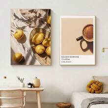 La Dolce Vita Lemon Orange Harvest Poster Prints Home Town Garden Plants Canvas Painting Car Picture Wall Art Interior Decor - Multicolor - View 5