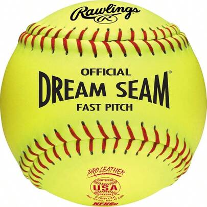Official Dream Seam Fastpitch Softballs 12" USA NFHS C12RYLAH