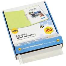 Marbig 25170 Sheet Protectors Light Weight A4 Box 300