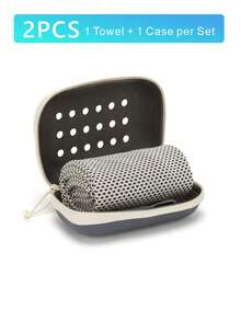 1条速干降温毛巾(可选硅胶套) - 超细纤维颈巾,适合徒步、跑步、健身、旅行和夏季运动 | 最适合炎热天气、露营、户外训练和返校使用的降温毛巾 - 彩色 - 查看 19