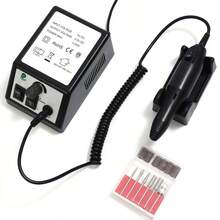 20,000 RPM Electric Nail Drill, Professional Nail Grinder With Speed Display - Black - View 9