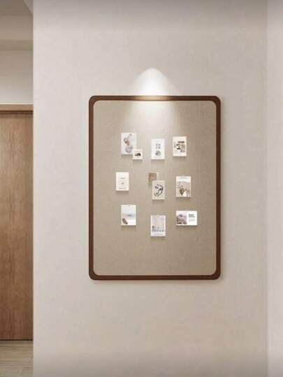 毛毡简约墙壁整理板，无需钻孔，创意组合备忘板，可重复使用的家庭/办公室墙壁整理系统，壁挂式存储，可使用图钉悬挂和展示日常必需品，适用于装饰性墙壁、房间装饰