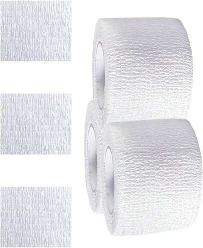 Kuanfine 3 Pack 2 Inches Self Adhesive Bandage Wrap Vet Wrap For Pets, Stretch Self Adherent Tape Cohesive Wrap For Athletic, Sports, Wrist And Ankle(Multi Colors)