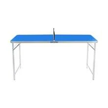 SENDERPICK Foldable Pong Table Table Foldable Ping Pong Table For Indoor & Outdoor Use Foldable Ping Pong Table Portable - Blue and Silver - View 1