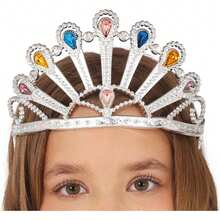 Fiestas Guirca Children's Headband With Vibrant Crystal Tiaras For Party Costumes And Children's Celebrations, Accessory For Girls, Ideal For Birthdays, Theme Parties, And Special Events - FREE Shipping ✅ Delivery Within 24/48 Hours To Spain (Peninsula) - Multicolor - View 1
