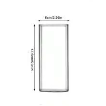 1 peça copo de vidro quadrado simples transparente para bebidas geladas suco leite copo vinho tinto cerveja copo café copo água utensílios para beber