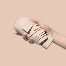 1 pièce Parapluie capsule 5 plis, parapluie de poche pliable portable et multicolore à la mode, parapluie compact pour protection UV, convient pour un usage casual, léger et portable pour hommes et femmes