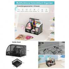 Malla de 6 Compartimentos - Negro