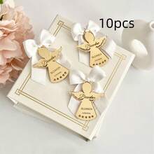 Baptism Angel Acrylic Mirror Custom Tag, Personalized Gift Tags, Baby Shower Name Tag, Baptism Name Tag, Name Tags For Favors,Engagement Favor Tags,Bridal Shower Favor Tags,Baby Shower Gift Tags,Welcoming Baby Party Decoration Tags,First Communion Favor Tags - Multicolor - View 22