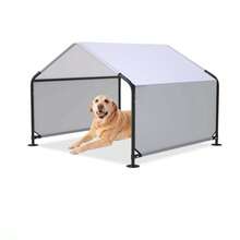 Pet Dog Cat Rabbit Chicken Outdoor Shelter Tent Covered Shed Shade Canopy House