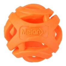 2Pcs Meianju Pet Dog Hollow Ball Toy, Molar - Resistant Elastic Rubber Ball, Outdoor Throwing & Self - Amusement For Boredom Relief, A Great Helper For Interaction And Companion