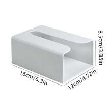 1 件简约壁挂式纸巾盒架，简约时尚，无需钻孔 DIY 粘合剂，适用于客厅、浴室等。 - 彩色 - 查看 15