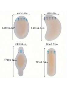 Friction-Proof High Heel Pads, Friction-Proof Foot Pads, Hydrogel Friction-Proof Foot Pads, Foot Membrane, Foot Pads, Individually Packaged Hydrogel Dressing, Friction-Proof Heel Pads, Foot Pads Insulation, Galentines, Puppy, Carnival, Party Decorations, Shoe, Spring Summer Picks, Brides Maid Gifts, Room, Bedroom Decor, Bedroom Decor, Beach, Travel, For Men, For Women, Vacation - Multicolor - View 4