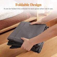 4 Pack 95L Under Bed Storage Bins, Foldable Closet Organizers And Storage Containers, Underbed Storage Bags With Reinforced Handle Blanket, Clothing, Comforter, Sheets, Wrapping Paper,