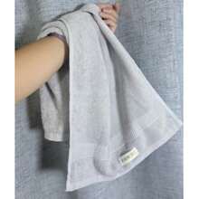 100% 纯棉面巾，成人柔软吸水毛巾，男女通用浴巾，不褪色不脱落 - 彩色 - 查看 2