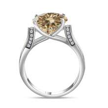 1pc 925 Sterling Silver 5 Carat Moissanite Ring, Jewelry Wedding Ring Suitable For Daily Wear, Comes With GRA Certificate And Gift Box