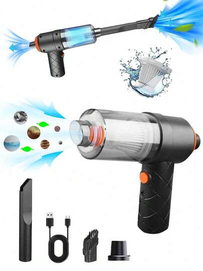 Cordless Stofzuiger Cleaner Powerful held Mini In Low Noise Air Buster Multi Nozzles Rechargeable Duster Cleaning Kit Car ing Car, Home, Office, Pet, Keyboard