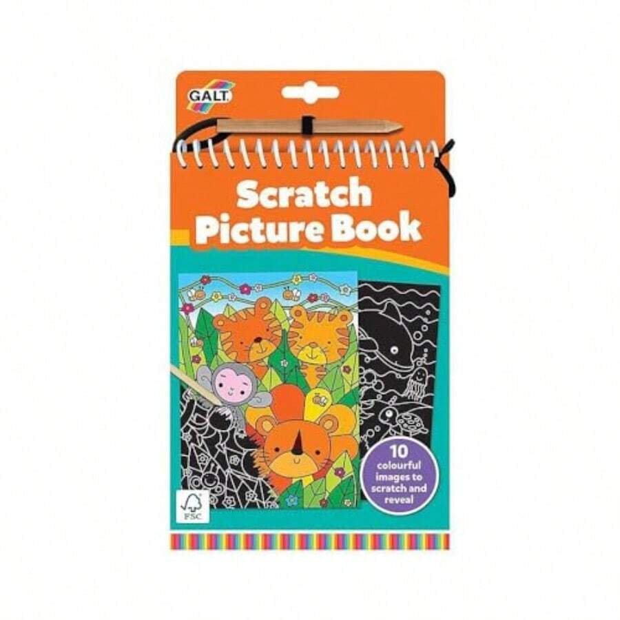 Galt Scratch Picture Book