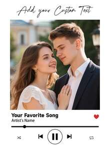 个性化照片卡、定制照片和歌曲卡、个性化音乐卡、个性化生日和母亲节卡、定制照片卡（带信封）、个性化生日卡、周年纪念卡、男朋友/女朋友爱情卡、创建您自己的生日照片卡、最好的朋友照片纪念卡、情侣照片纪念卡 - 音樂賀卡 - 查看 8