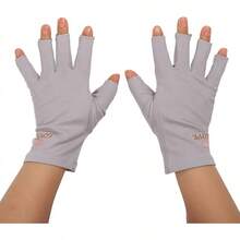 Women Full Finger Gloves - Gris - 查看 11