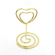 5/10/20Pcs Gold Table Number Card Holders Heart Shape Table Photo Holder Table Picture Stand Place Card Holder For Paper Menu Clips As Well As Collections Greenery Watercolor Place Cards For Wedding Or Party Seating Place Cards For Tables Scored For Easy Folding .Valentine's Day Party Supplies