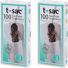 Tea Bags, Disposable Tea Infuser, Number 2 - Size, 2 to 4 - Cup Capacity, Set of 200 - De 3 a 8 tazas, 200 filtros - Ver 3