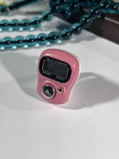 Multi-Color Portable Electronic Counter, Finger-Operated Prayer/Activity/Daily Counting Device