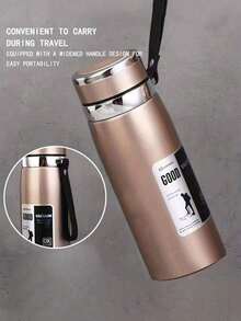 33.81oz Stainless Steel Portable Insulated Cup, Large Capacity Tea Cup Water Bottle For Outdoor Camping Travel(Due To Different Production Batches, There May Be Slight Differences In The Packaging Box And Back Stickers. We Appreciate Your Understanding.) - Nhiều màu - Xem 3